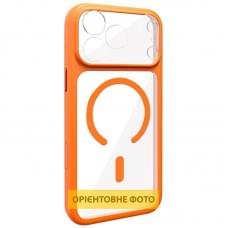 Чохол TPU GETMAN Moon Clear with MagSafe для Apple iPhone 16 Pro (6.3") Orange