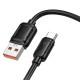 Дата кабель Hoco X115 Surpass USB to Type-C 100W (1m) Black