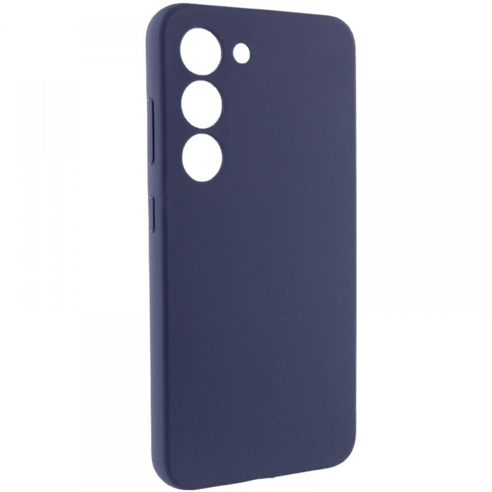 Чохол Silicone Cover Lakshmi Full Camera (AAA) для Samsung Galaxy S22 Темно-синій / Midnight blue