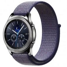 Ремінець Nylon для Smart Watch 20mm Темно-синій / Синій