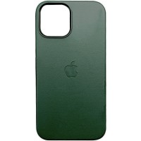 Шкіряний чохол Leather Case (AAA) with MagSafe and Animation для Apple iPhone 13 Pro Max (6.7") Sequoia Green