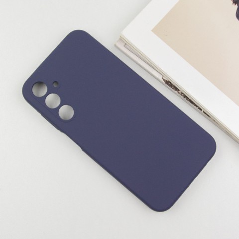 Чохол Silicone Cover Lakshmi Full Camera (AA) для Samsung Galaxy A14 4G/5G Синій / Midnight Blue