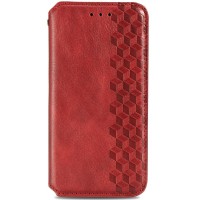 Шкіряний чохол-книжка GETMAN Cubic (PU) для Xiaomi Poco X5 Pro 5G / Redmi Note 12 Pro 5G Червоний