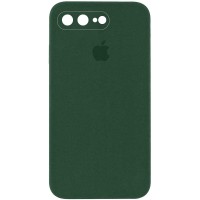 Чохол Silicone Case Square Full Camera Protective (AA) для Apple iPhone 7 plus/8 plus (5.5") Зелений / Cyprus Green