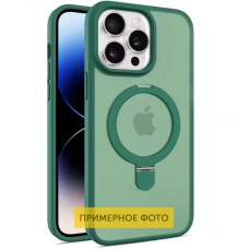 TPU+PC чехол Metal Buttons with MagSafe Colorful HQ Ring для Apple iPhone 16 Pro (6.3")