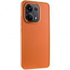 TPU чохол Bonbon Metal Style для Xiaomi Redmi Note 13 4G Помаранчевий / Papaya