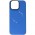Шкіряний чохол Bonbon Leather Metal Style with MagSafe для Apple iPhone 15 (6.1") Синій / Indigo