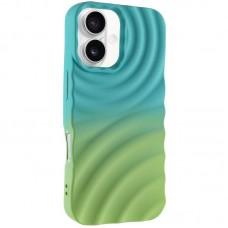 Чохол TPU ColorWave для Apple iPhone 16 (6.1") Marine Green / Mint