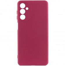 Чохол Silicone Cover Ummi Lakshmi Full Camera (AA) для Samsung Galaxy A04s Бордовий / Marsala
