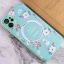 TPU+PC чохол Secret Garden with MagSafe для Apple iPhone 11 (6.1") Mint