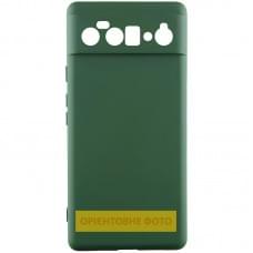 Чохол TPU GETMAN Liquid Silk Full Camera для Google Pixel 9 Pro XL Зелений / Dark green