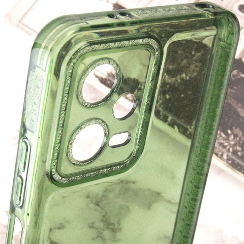 Чохол TPU Starfall Clear для Xiaomi Poco X5 5G / Redmi Note 12 5G Зелений