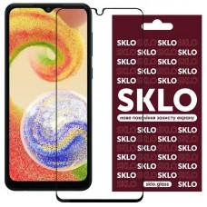 Захисне скло SKLO 3D для Samsung Galaxy A04 / A04s / A04e Чорний