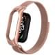 Ремінець Milanese Loop Design для Xiaomi Mi Band 8 / Band 9 (China) / 10 Rose Pink