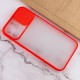 Чохол Camshield mate TPU зі шторкою для камери для Apple iPhone 12 Pro Max (6.7") Червоний