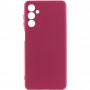 Чохол Silicone Cover Lakshmi Full Camera (A) для Samsung Galaxy A05s Бордовий / Marsala