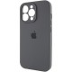 Чохол Silicone Case Full Camera Protective (AA) для Apple iPhone 14 Pro (6.1") Сірий / Dark Gray
