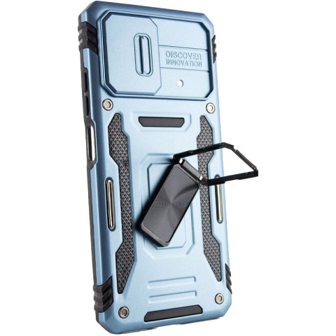 Ударостійкий чохол Camshield Army Ring для Xiaomi Poco X5 Pro 5G / Note 12 Pro 5G Блакитний / Light Blue