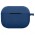 Силіконовий футляр New з карабіном для навушників Airpods Pro Темно-синій / Midnight blue