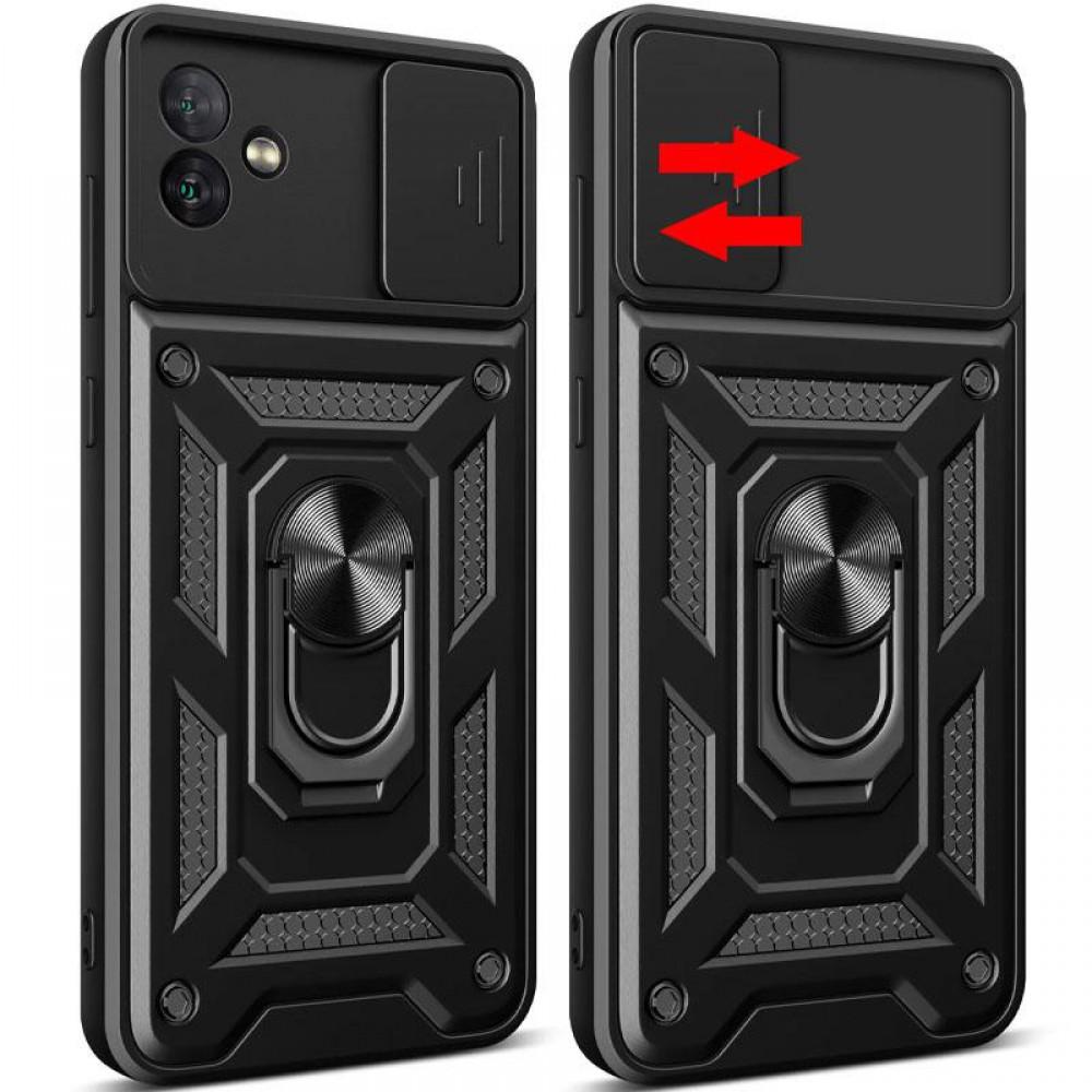 Чохол Ummi Camshield Serge Ring для Samsung Galaxy A04e Чорний