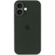 Чохол Silicone Case Full Camera Protective (AA) для Apple iPhone 16 (6.1") Зелений / Cyprus Green