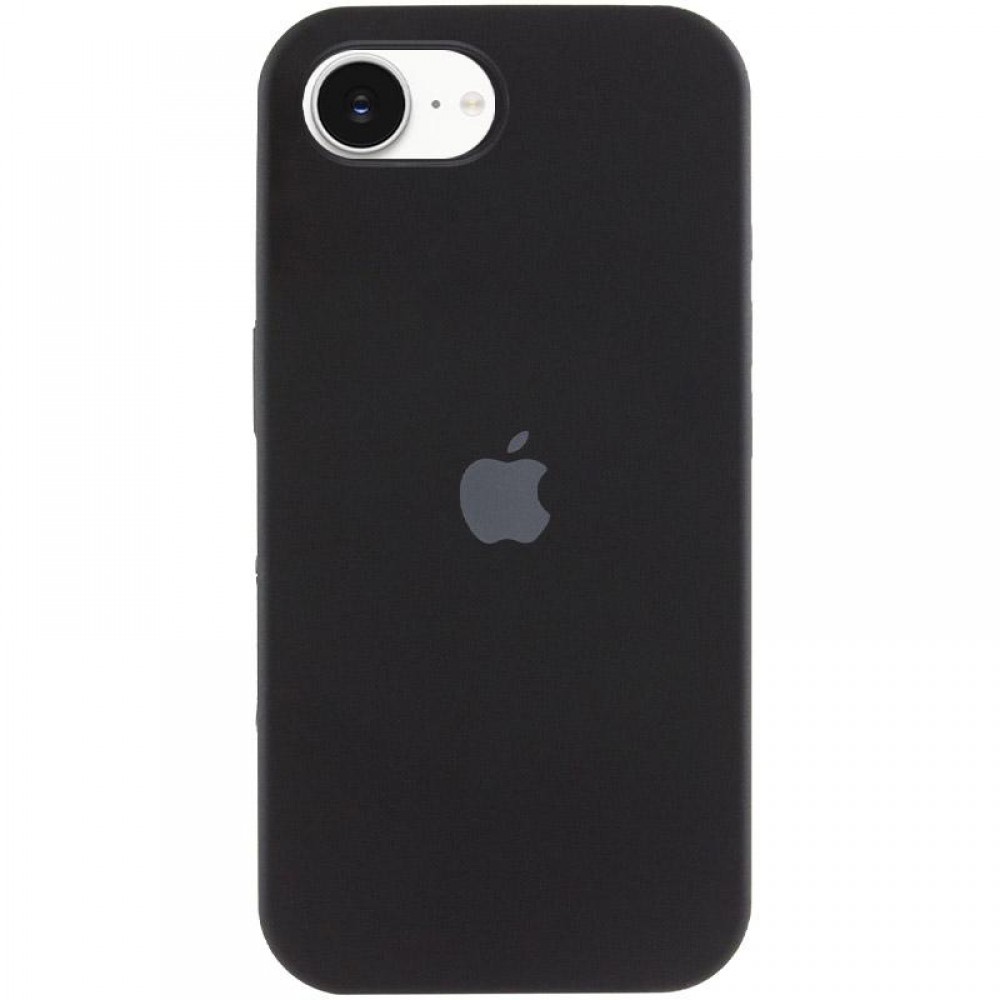 Чохол Silicone Case Full Protective (AA) для Apple iPhone 16e (6.1") Чорний / Black Чохол Silicone Case Full Protective (AA) для Apple iPhone 16e (6.1") Чорний / Black