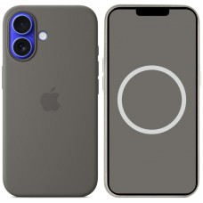Чехол Silicone case (AAA) with Magsafe and Animation для Apple iPhone 16 (6.1")