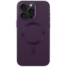 Кожаный чехол Bonbon Leather Metal Style with MagSafe для Apple iPhone 12 Pro Max (6.7")