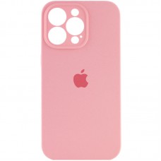 Чохол Silicone Case Full Camera Protective (AA) для Apple iPhone 14 Pro Max (6.7") Рожевий / Light pink / PVH