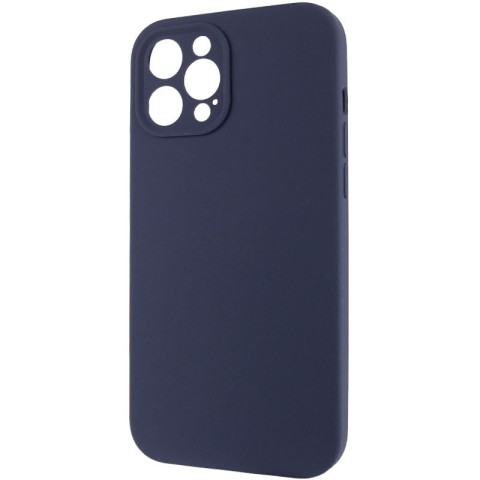 Чохол Silicone Case Full Camera Protective (AA) NO LOGO для Apple iPhone 12 Pro (6.1") Темно-синій / Midnight blue