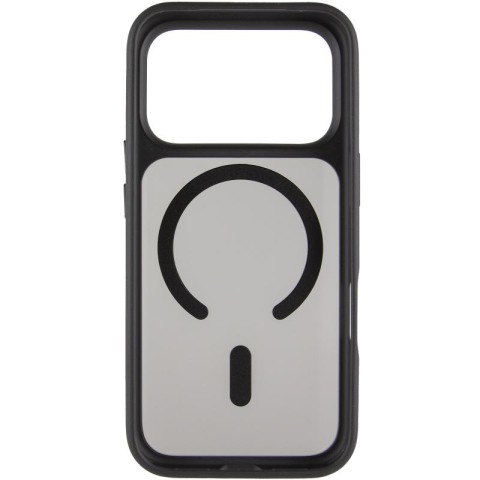 TPU+PC чохол Metal Buttons with MagSafe для Apple iPhone 17 Pro (6.3") Чорний / Black