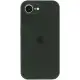 Чохол Silicone Case Full Camera Protective (AA) для Apple iPhone 16e / 17e (6.1") Зелений / Cyprus Green