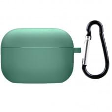 Силіконовий футляр з мікрофіброю для навушників Airpods 3 Зелений / Pine Needle