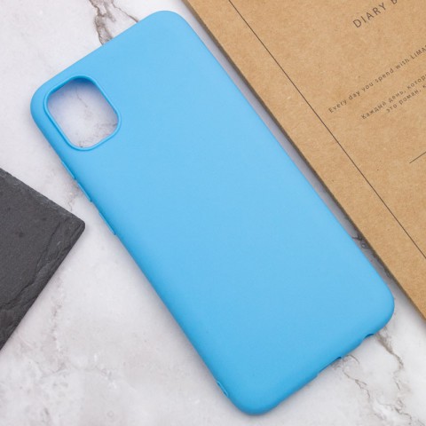 Силіконовий чохол Candy для Samsung Galaxy A04e Блакитний