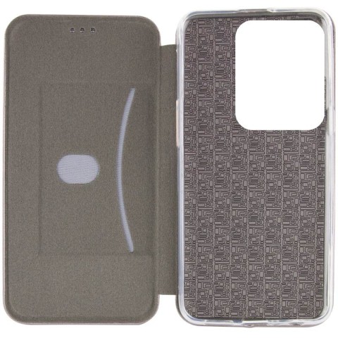 Шкіряний чохол-книжка Classy для Infinix Hot 40i / Spark Go 2024 / Spark 20 Сірий