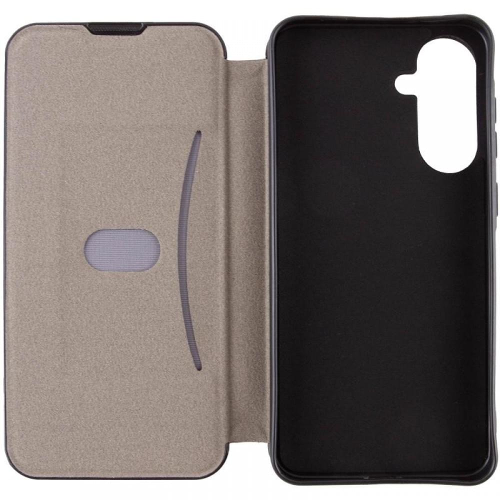 Шкіряний чохол-книжка Belora для Samsung Galaxy A55 Gray