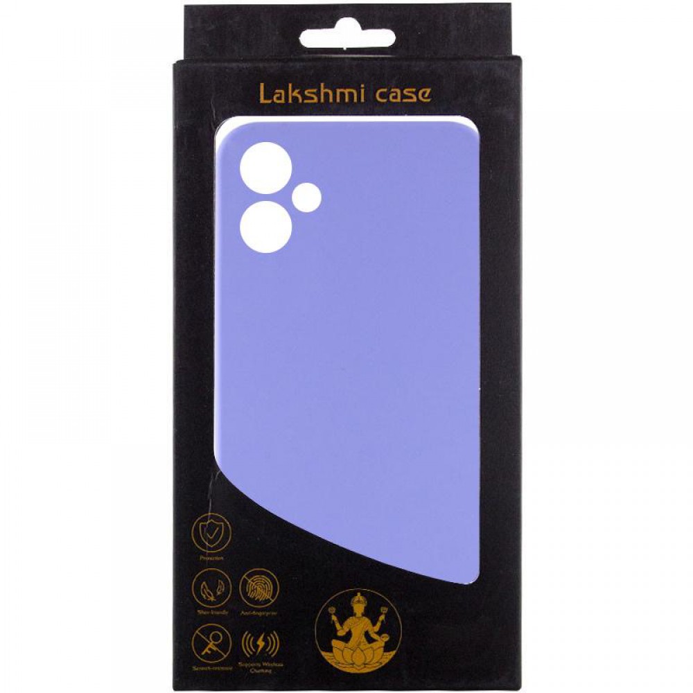 Чохол Silicone Cover Lakshmi Full Camera (AAA) with Logo для Samsung Galaxy A05 Бузковий / Dasheen