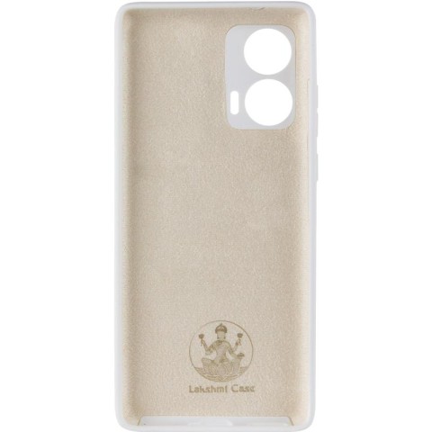 Чохол Silicone Cover Lakshmi Full Camera (AA) для Motorola Edge 50 Fusion Білий / White