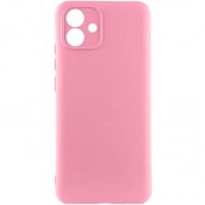 Чохол TPU GETMAN Liquid Silk Full Camera для Samsung Galaxy A05 Рожевий / Pink