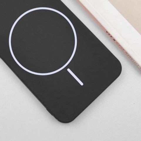 Чохол Silicone Cover Lakshmi Full Camera (AA) with MagFit для Samsung Galaxy S24 FE Чорний / Black