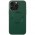 Шкіряний чохол Bonbon Leather Metal Style with MagSafe для Apple iPhone 14 Pro Max (6.7") Зелений / Pine green