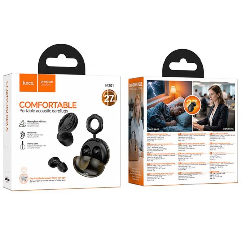 Беруші Hoco M201 Cloud with ANC Black