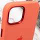 Чохол Silicone Case Metal Buttons (AA) для Apple iPhone 12 Pro Max (6.7") Рожевий / Pink Pomelo