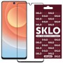 Захисне скло SKLO 3D (full glue) для TECNO Camon 19 Neo (CH6i) Чорний