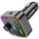 АЗП FM модулятор Hoco E81 Fantasy 30W (1USB-A/1C) Black