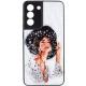 TPU+PC чохол Prisma Ladies для Samsung Galaxy S22 Girl in a hat