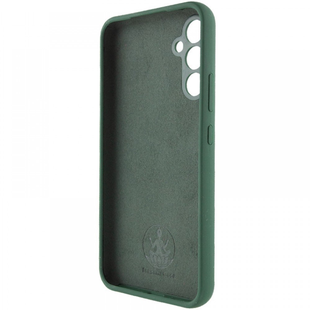 Чохол Silicone Cover Lakshmi Full Camera (AAA) with Logo для Samsung Galaxy A34 5G Зелений / Cyprus Green