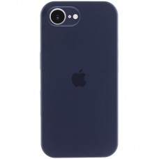Чохол Silicone Case Full Camera Protective (AA) для Apple iPhone 16e (6.1") Темно-синій / Midnight blue