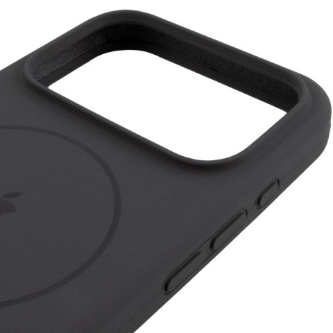 Чохол Silicone Case Full Protective (AA) V2 with MagSafe для Apple iPhone 17 Pro (6.3") Сірий / Dark Gray