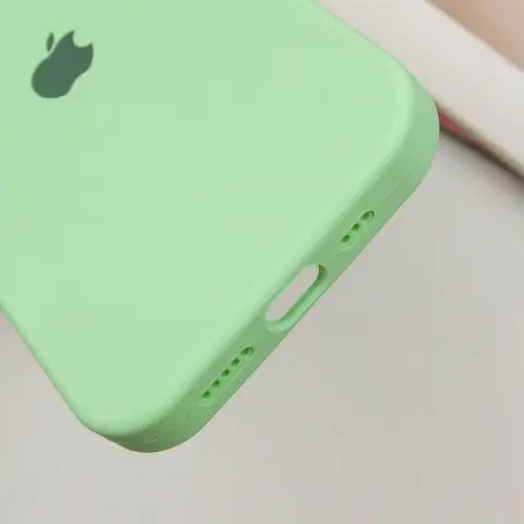 Чохол Silicone Case Full Protective (AA) для Apple iPhone 16 Plus (6.7") Зелений / Pistachio